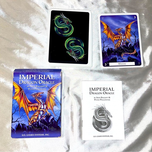 Imperial Dragon Oracle with Booklet By Andy Baggett & Peter Pracownik - Picture 3 of 3